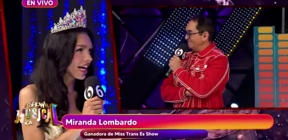 Tras ganar 'Miss Trans' Miranda confiesa lo que pasó en esa tensa ncohe
