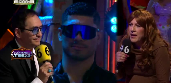 La comentarista quedó flechada en pleno programa en vivo