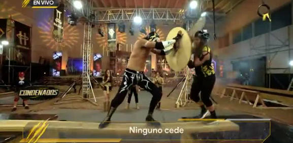 Tenso momento se vivió en plena dinámica de 'Condenados'