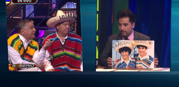 La pareja de comediantes recuerdan buenos momentos con esta foto en 'SNSerio'