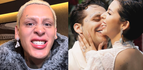 Kunno reacciona a la polémica boda entre Christian Nodal y Ángela Aguilar