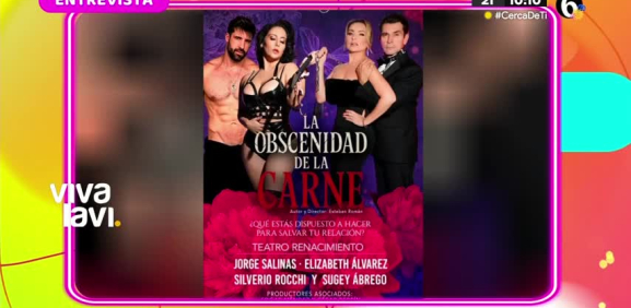 Silverio Rocchi estrena obra de teatro "La obscenidad de la carne"