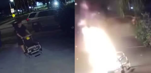 Silla de ruedas explota de forma inesperada