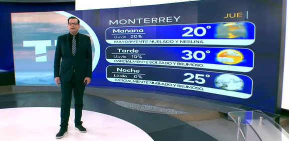 Nelson Valdez nos da el pronóstico del tiempo en Monterrey para este jueves 23 de abril 2026.
