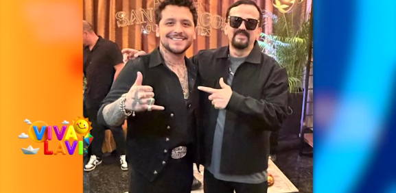 Cruz Martínez se reencuentra con Christian Nodal