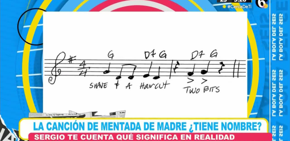 El nombre de 'Shave a Haircut' es una canción de piano que se convirtió en una 'mentada de madre'