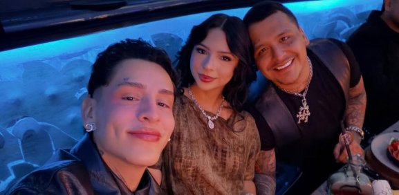 Kunno desmiente ruptura entre Ángela Aguilar y Christian Nodal con fotos