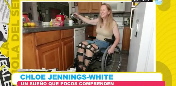 Esta chica a como de lugar busca quedar en silla de ruedas