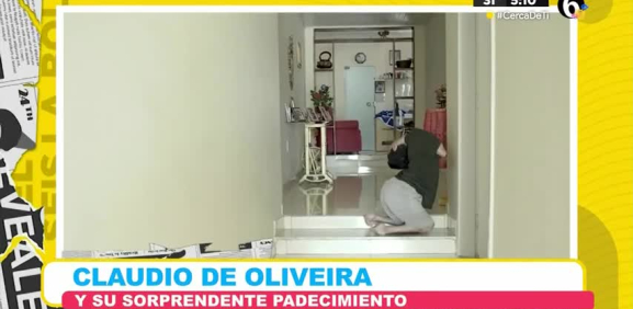 Claudio de Oliveira ha demostrado salir adelante pese a su padecimiento