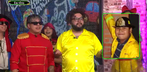La foto que más sorprendió en la noche fue la de Yordi al ver el radical cambio