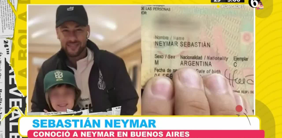 El niño mostró que el futbolista le firmó la playera y reveló el momento del épico encuentro