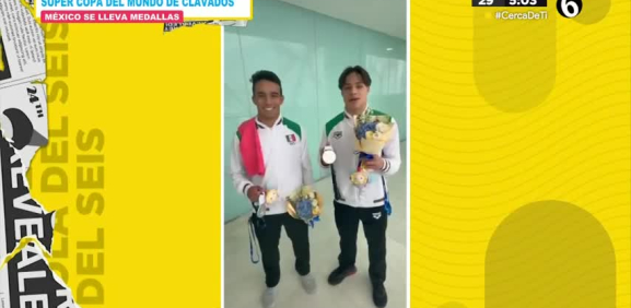 Los atletas mexicanos dejan en alto a México en la 'Super Copa del Mundo de Clavados'