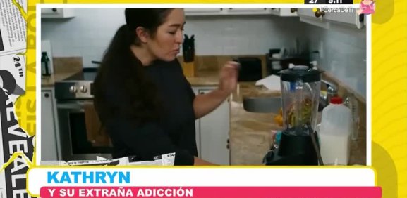 La histoira de Kathryn y su extraña manera de comer