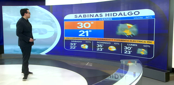 Nelson Valdez nos da el pronóstico del tiempo en Monterrey para este fin de semana.