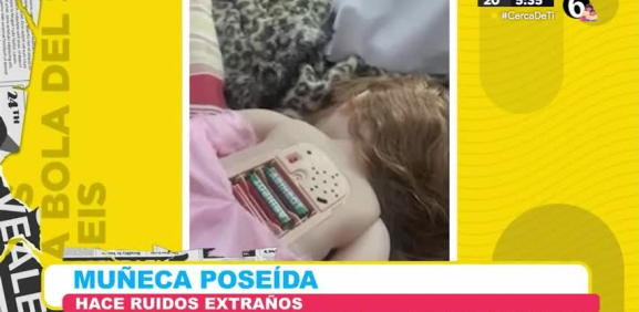 Al quitarle las pilas la muñeca seguía hablando y queda captado en video