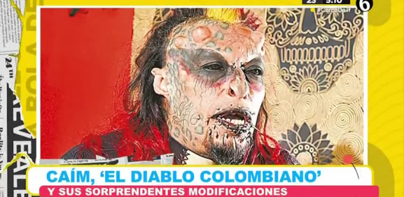 El hombre se dio a conocer hace varios años por su inusual apariencia