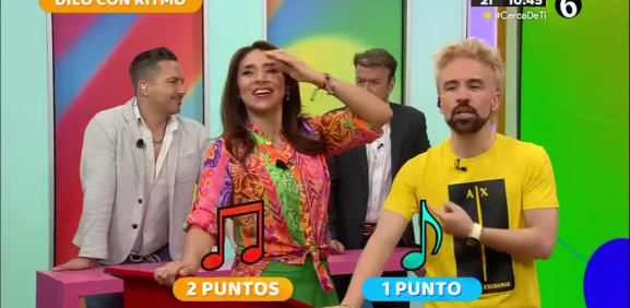 Conductores logran adivinar la canción en "Dilo con ritmo"