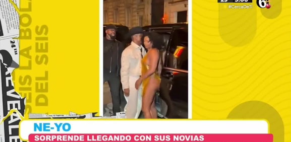 Así fue captado bajando del carro a sus diferentes esposas
