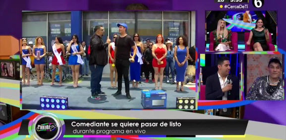 Comediante se quiere pasar de listo en Aficionados