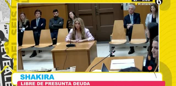 Shakira gana litigio fiscal en España por 2011 y evita pagar millones