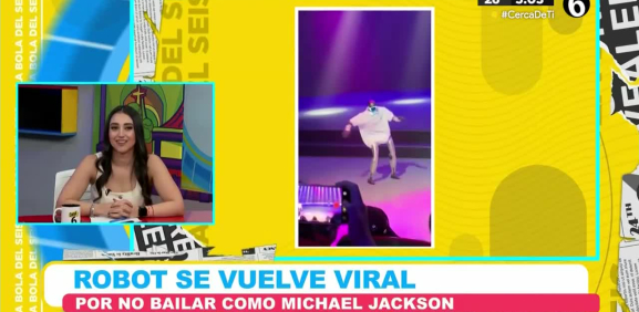 Primero se chocó contra las escaleras, pero supo recuperarse