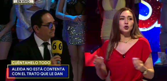 La conductora de 'Es Show' se siente sensible ante lo expuesto en redes sociales por el conductor