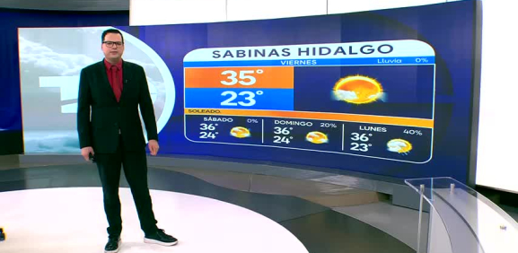 Nelson Valdez nos da el pronóstico del tiempo en Monterrey para este fin de semana.