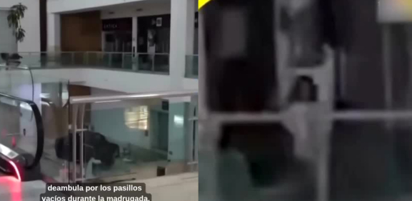 Guardias captan a niña deambulando por plaza comercial