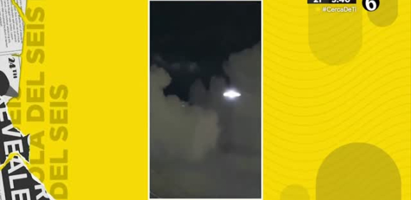 Desde Brasil es captada esta extraña luz