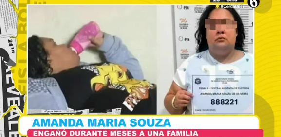 Amanda Maria Souza es la chica que engañó haciendose pasar por una menor de edad