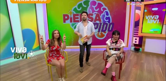 Gaby Quiroga y Olga Sana se enfrentan en el piensa rápido