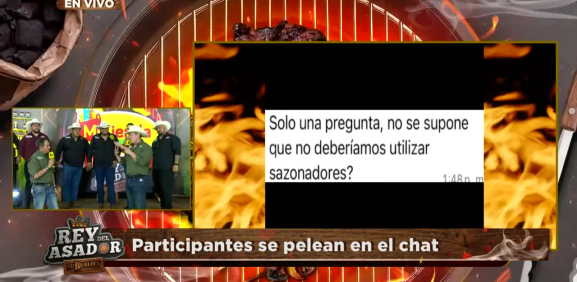 Chavana como buen periodista capta esto en el chat del reality