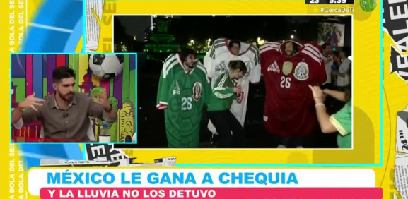 El tercer partido de México y su triunfo fue un motivo de celebración
