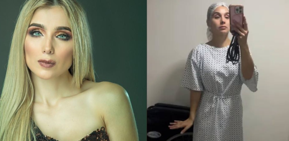 La influencer se retiró los implantes.