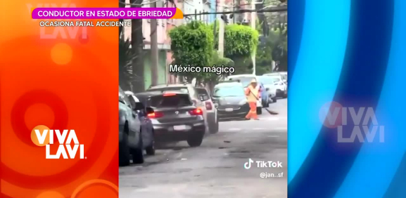 Fuerte momento en la calle