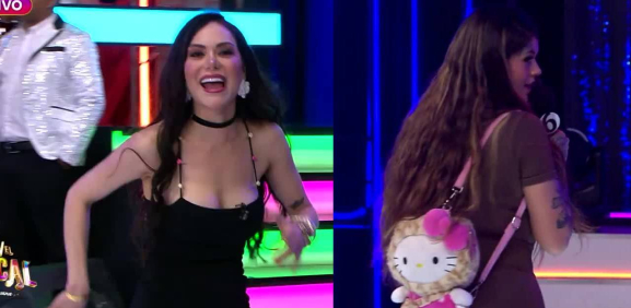 La conductora sorprende con su respuesta al ver la mochila de la invitada