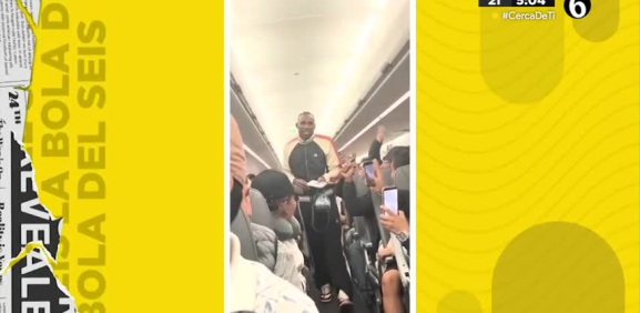 Así fue recibido el deportista tras su último partido en el mundial