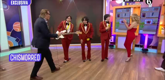 ¡Gran visita en el programa!