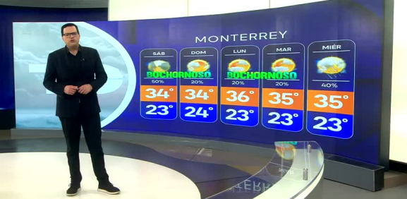 Nelson Valdez nos da el pronóstico del tiempo en Monterrey para este fin de semana.