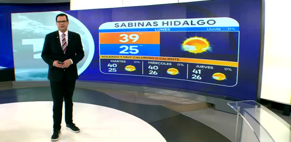 Nelson Valdez nos da el pronóstico del tiempo en Monterrey para este lunes 20 de julio 2026.