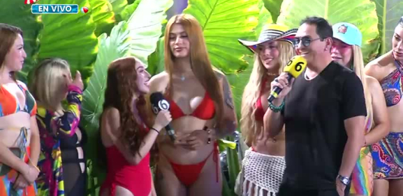 La chica de las tandas de pareja sorprende su llegada al programa