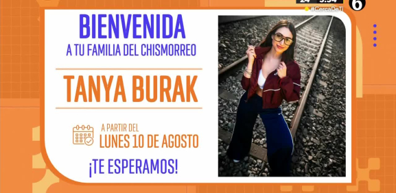 Tanya Burak se integra a Chismorreo