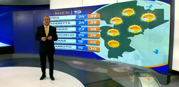Abimael Salas nos da el pronóstico del tiempo en Monterrey para este miércoles 12 de agosto 2026.