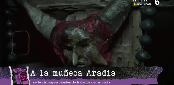 A esta muñeca se le atribuyen cientos de trabajos de brujería