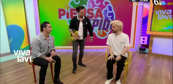 Luis 'Potro' Caballero y 'Chicken' se enfrentan en el "Piensa Rápido"