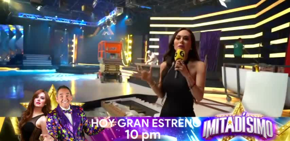 Así luce el escenario de "Imitadísimo"