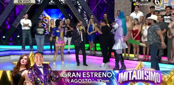 Renata Real enfrenta a la comediante tras saber que la cambiaron por ella para ser juez en 'Imitadísimo'