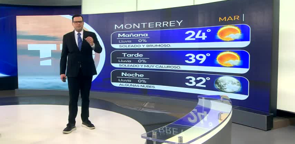 Nelson Valdez nos da el pronóstico del tiempo en Monterrey para este martes 25 de agosto 2026.