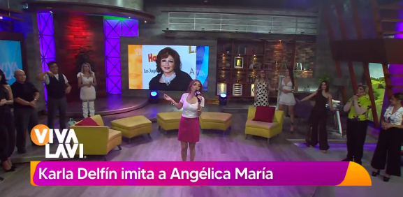 Karla Delfín, jueza de 'Imitadísimo' sorprende con su talento