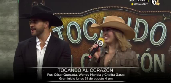 César Quezada y Wendy Mariela estrenan "Tocando Al Corazón"